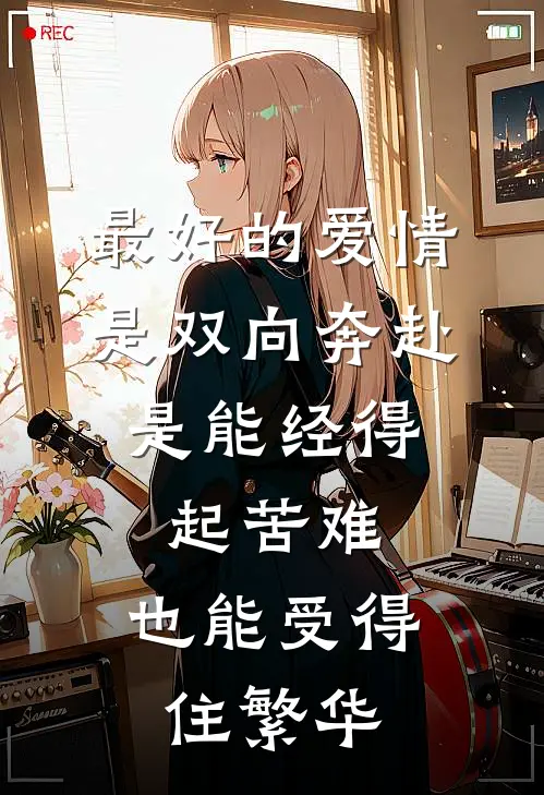 最好的爱情是双向奔赴,是能经得起苦难,也能受得住繁华