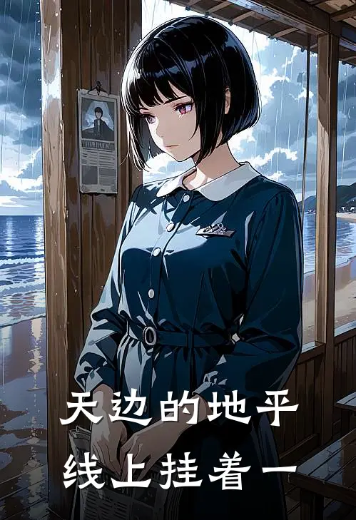天边的地平线上挂着一