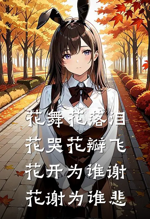 花舞花落泪,花哭花瓣飞,花开为谁谢,花谢为谁悲