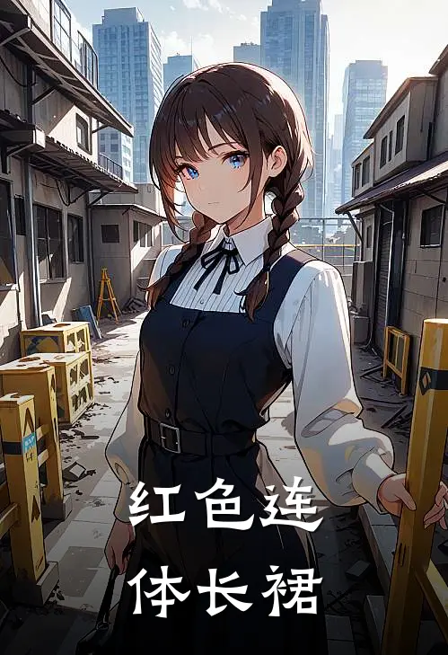 红色连体长裙