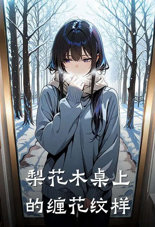 梨花木桌上的缠花纹样