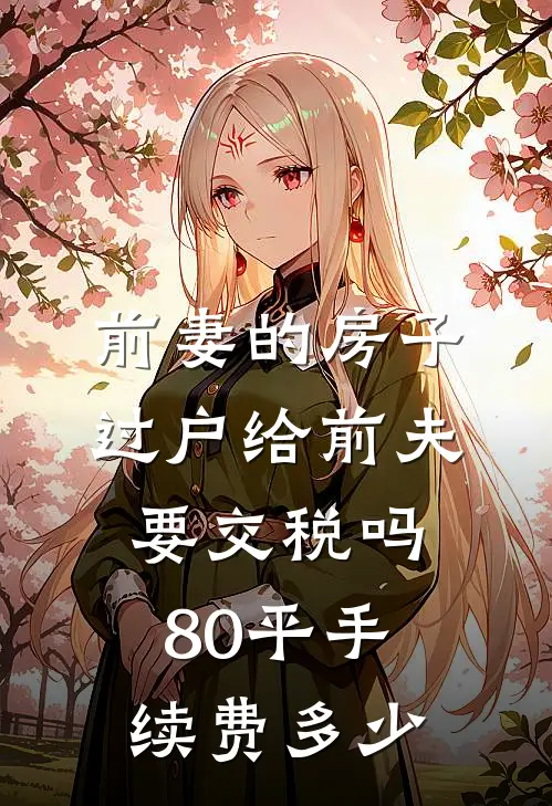 前妻的房子过户给前夫要交税吗80平手续费多少