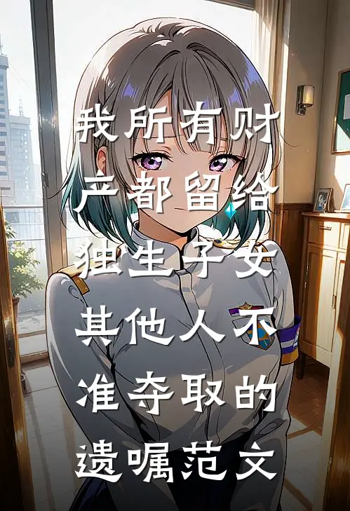 我所有财产都留给独生子女,其他人不准夺取的遗嘱范文
