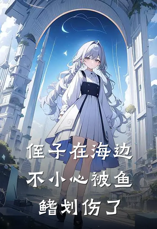 侄子在海边不小心被鱼鳍划伤了