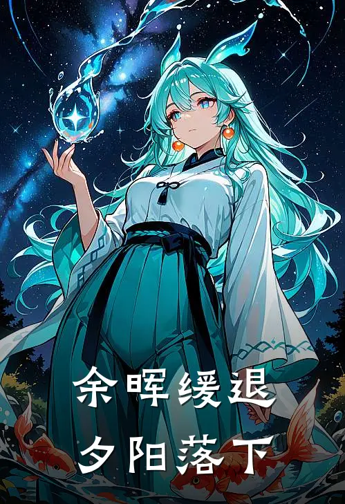 余晖缓退，夕阳落下