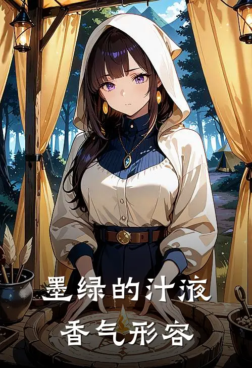 墨绿的汁液香气形容