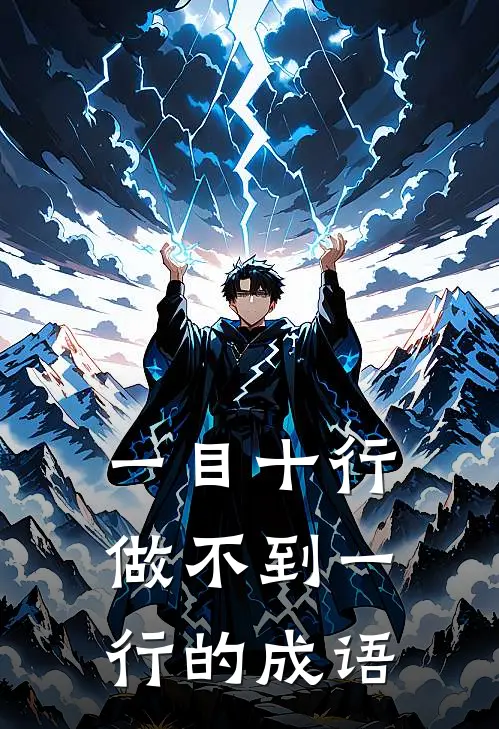 一目十行做不到一行的成语