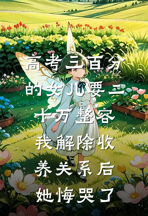 高考三百分的女儿要二十万整容，我解除收养关系后她悔哭了