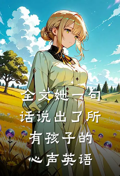 全文她一句话说出了所有孩子的心声英语
