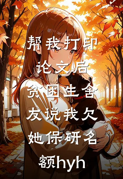 帮我打印论文后，贫困生舍友说我欠她保研名额hyh