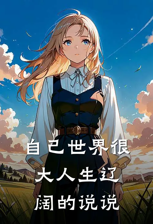 自己世界很大人生辽阔的说说