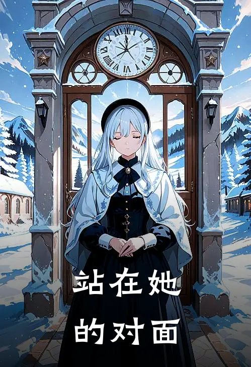 站在她的对面