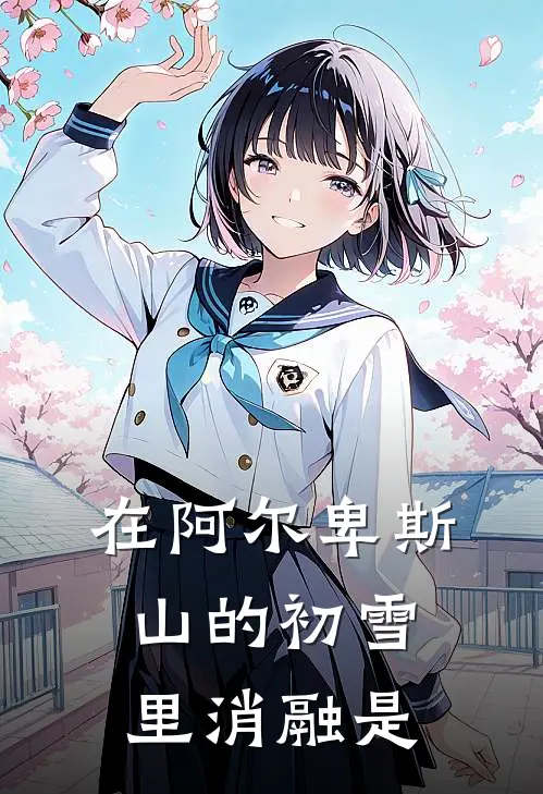 在阿尔卑斯山的初雪里消融是