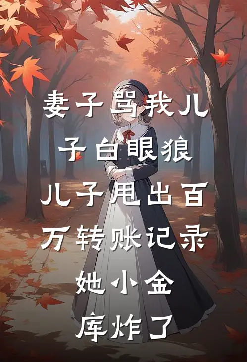妻子骂我儿子白眼狼，儿子甩出百万转账记录，她小金库炸了