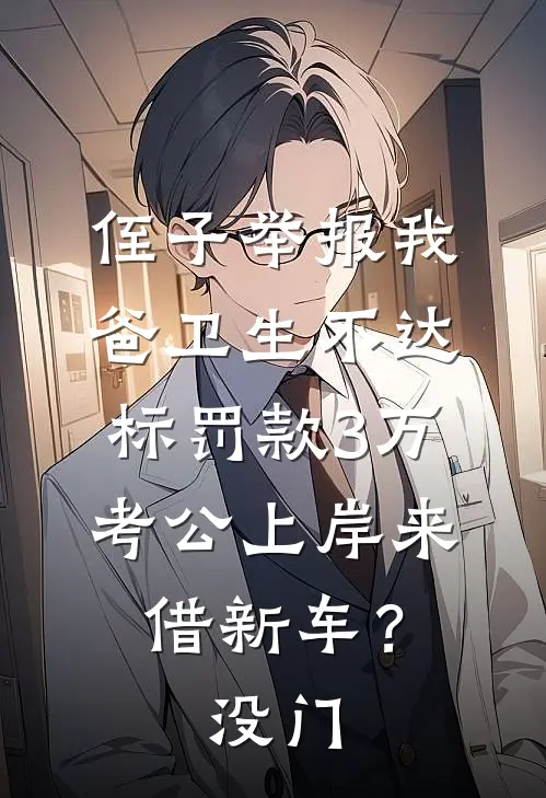 侄子举报我爸卫生不达标罚款3万，考公上岸来借新车？没门
