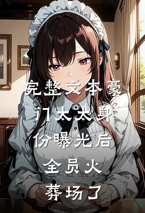 完整文本豪门太太身份曝光后，全员火葬场了
