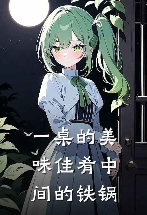 一桌的美味佳肴中间的铁锅