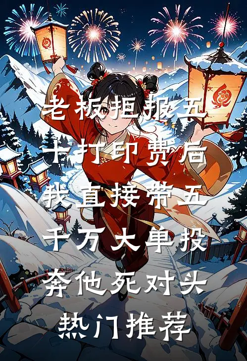 老板拒报五十打印费后，我直接带五千万大单投奔他死对头热门推荐