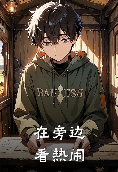 在旁边看热闹