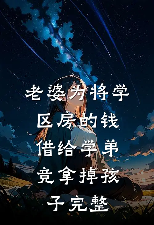 老婆为将学区房的钱借给学弟，竟拿掉孩子完整