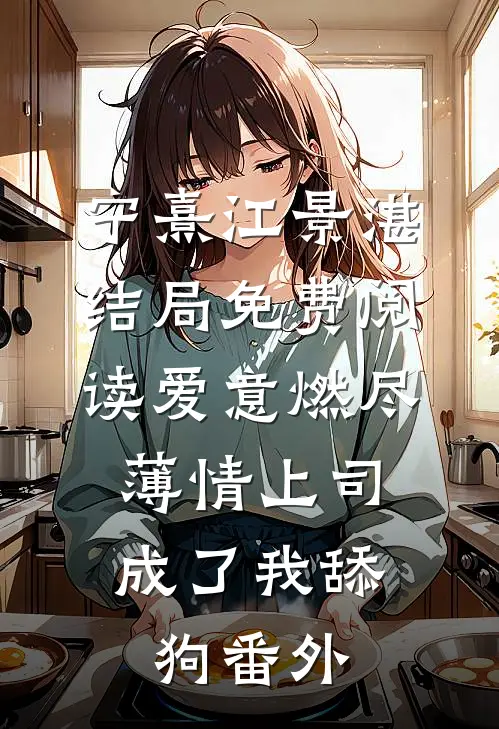 宁熹江景湛结局免费阅读爱意燃尽，薄情上司成了我舔狗番外