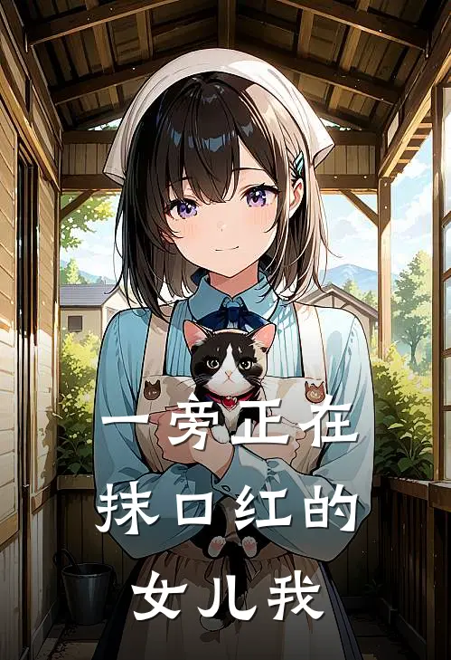 一旁正在抹口红的女儿我