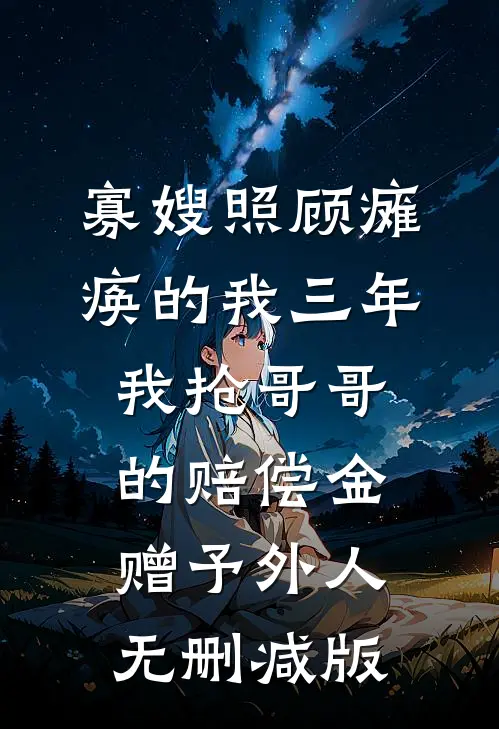 寡嫂照顾瘫痪的我三年，我抢哥哥的赔偿金赠予外人无删减版