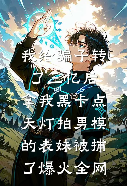 我给骗子转了三亿后，拿我黑卡点天灯拍男模的表妹被捕了爆火全网