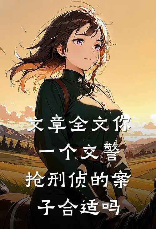 文章全文你一个交警，抢刑侦的案子合适吗