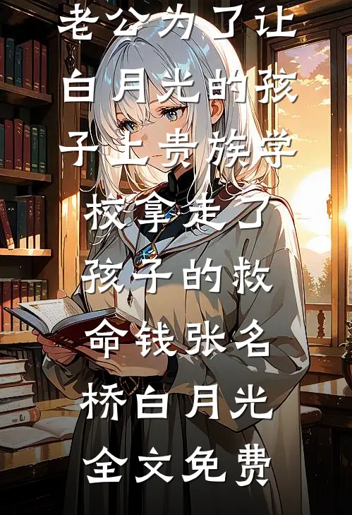 老公为了让白月光的孩子上贵族学校拿走了孩子的救命钱张名桥白月光全文免费