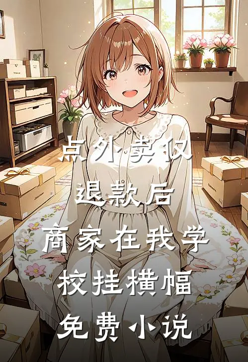 点外卖仅退款后，商家在我学校挂横幅免费小说