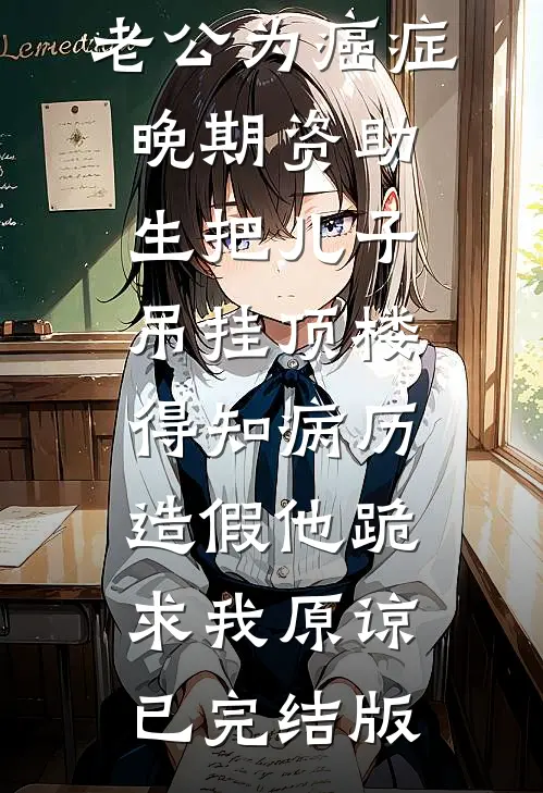 老公为癌症晚期资助生把儿子吊挂顶楼，得知病历造假他跪求我原谅已完结版