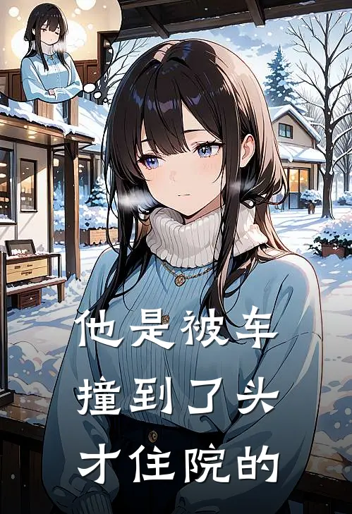 他是被车撞到了头才住院的