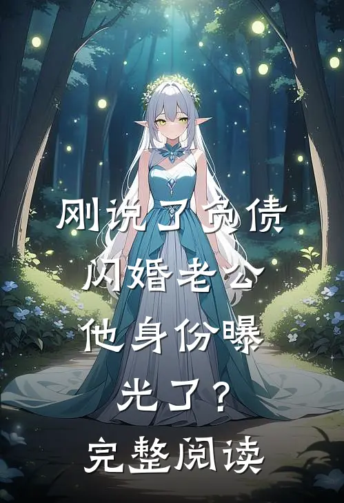 刚说了负债，闪婚老公他身份曝光了？完整阅读