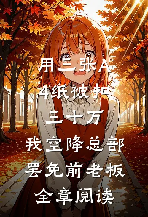 用三张A4纸被扣三十万，我空降总部罢免前老板全章阅读