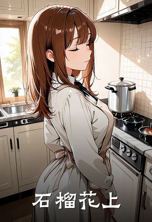 石榴花上