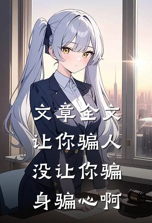 文章全文让你骗人，没让你骗身骗心啊