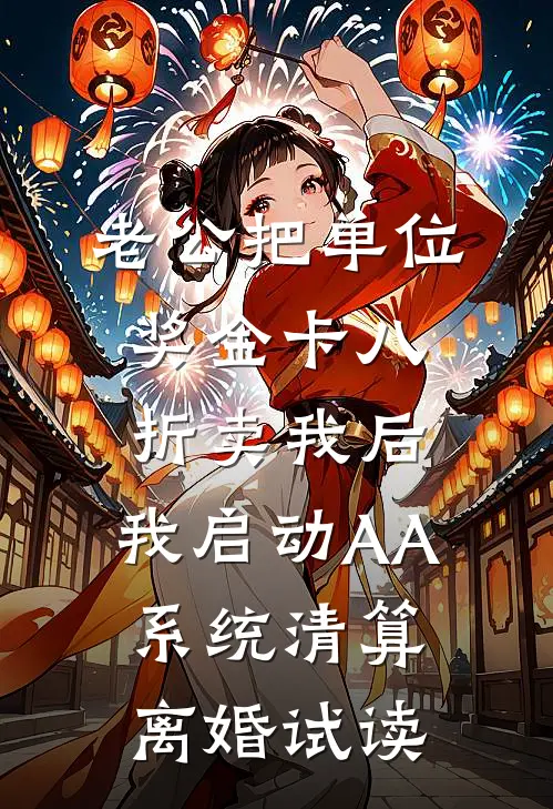老公把单位奖金卡八折卖我后，我启动AA系统清算离婚试读