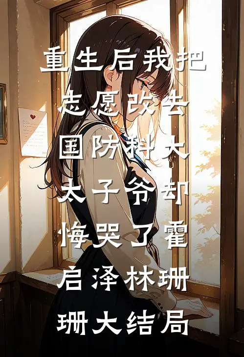 重生后我把志愿改去国防科大，太子爷却悔哭了霍启泽林珊珊大结局