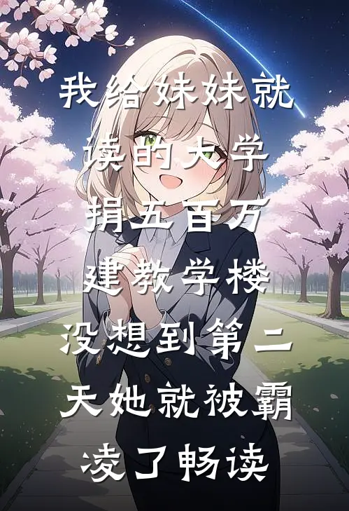 我给妹妹就读的大学捐五百万建教学楼，没想到第二天她就被霸凌了畅读