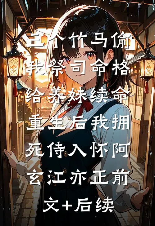 三个竹马偷我祭司命格给养妹续命，重生后我拥死侍入怀阿玄江亦正前文+后续
