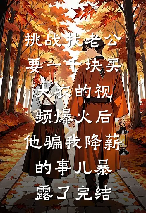 挑战找老公要一千块买大衣的视频爆火后，他骗我降薪的事儿暴露了完结