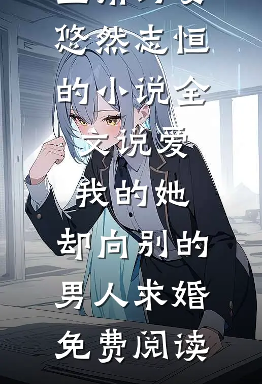 主角为姜悠然志恒的小说全文说爱我的她，却向别的男人求婚免费阅读