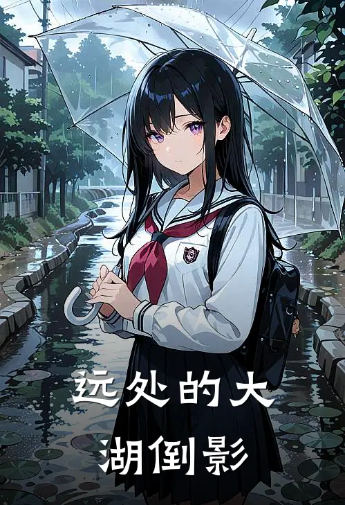 远处的大湖倒影