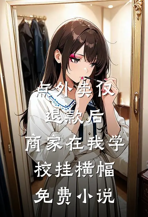 点外卖仅退款后，商家在我学校挂横幅免费小说