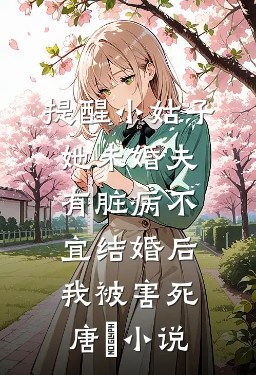 提醒小姑子她未婚夫有脏病不宜结婚后，我被害死唐婳小说