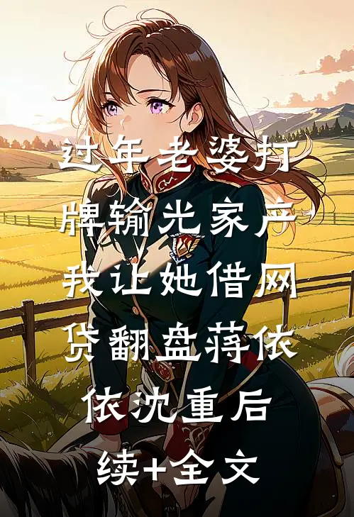 过年老婆打牌输光家产，我让她借网贷翻盘蒋依依沈重后续+全文