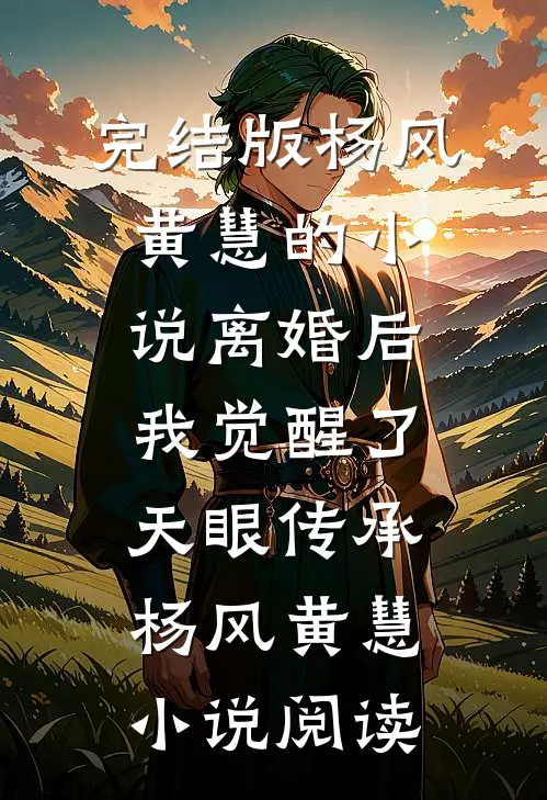 完结版杨风黄慧的小说离婚后，我觉醒了天眼传承杨风黄慧小说阅读