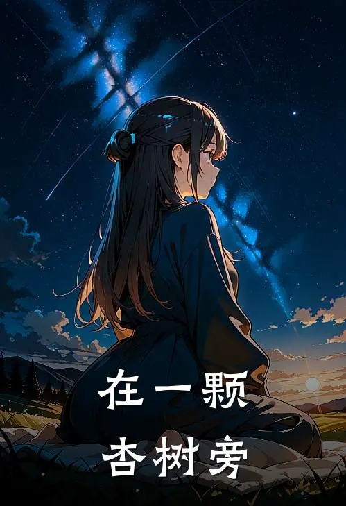 在一颗杏树旁
