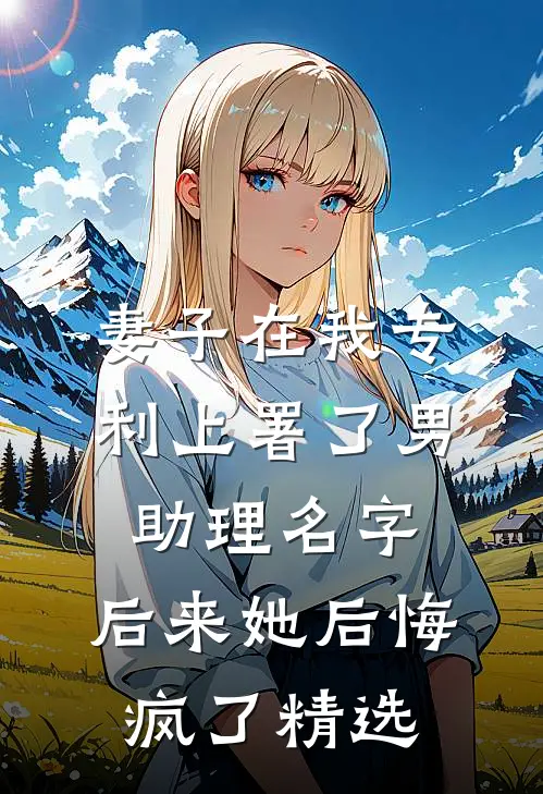 妻子在我专利上署了男助理名字，后来她后悔疯了精选
